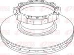 Ferodo Frana disc Disc frana Ferodo FCR272A - compatibil Man (FERODOFCR272A)
