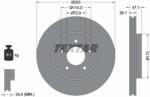 Textar 92197703 - Disc frana Fata - stanga / dreapta - fara pivot de fixare a rotii FORD MAVERICK. FORD USA ESCAPE. MAZDA TRIBUTE 2.0 - 3.0 03.00 - - Textar-92197703 (TEXTAR92197703)