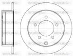 Ferodo Frana disc Disc frana Ferodo DDF1762C - compatibil Dodge, Jeep, Mitsubishi, Chrysler (FERODODDF1762C)