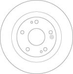 TRW Frana disc Disc frana TRW DF6705 (TRWDF6705)
