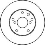 Nipparts Frana disc Disc frana Nipparts J3300906 - compatibil Daewoo, Chevrolet (NIPPARTSJ3300906)