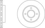 Ferodo Frana disc Disc frana Ferodo DDF364C - compatibil Ford (FERODODDF364C)