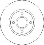 TRW Frana disc Disc frana TRW DF6509 (TRWDF6509)
