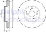 Delphi Frana disc Disc frana Delphi BG4741C - compatibil Honda (DELPHIBG4741C)