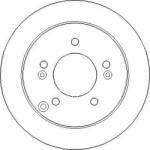Kavo Parts Frana disc Disc frana Kavo Parts BR-3214-C (KAVOPARTSBR3214C)