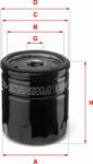 Sofima Filtru ulei Sofima S 3298 R - compatibil Saab - Sofima-S 3298 R (SOFIMAS3298R)