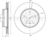 Delphi Frana disc Disc frana Delphi BG3938 (DELPHIBG3938)