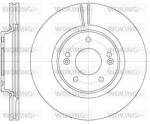 Ferodo Frana disc Disc frana Ferodo DDF2680C - compatibil Hyundai, Kia (FERODODDF2680C)