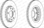 Ferodo Frana disc Disc frana Ferodo DDF1728C - compatibil Dacia, Nissan, Renault (FERODODDF1728C)