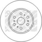 Delphi Frana disc Disc frana Delphi BG3847 - compatibil Mitsubishi (DELPHIBG3847)