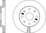 Ferodo Frana disc Disc frana Ferodo DDF521 - compatibil Alfa, Fiat, Lancia (FERODODDF521)
