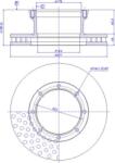 Textar Frana disc Disc frana Textar 93101500 (TEXTAR93101500)