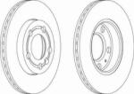 Ferodo Frana disc Disc frana Ferodo DDF1164 - compatibil Audi, Seat, Skoda (FERODODDF1164)