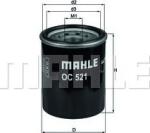 Mahle Filtru ulei Mahle OC 521 (MAHLEOC521)