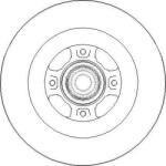 Textar Frana disc Disc frana Textar 92154503 (TEXTAR92154503)