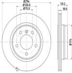 MTR Frana disc Disc frana MTR 12108582 - compatibil Bmw (MTR12108582)
