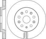 Bosch 0 986 479 204 - DISC FRANA - compatibil Audi. Seat. Skoda. Vw - BOSCH-0 986 479 204 (BOSCH0986479204)