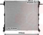 Van Wezel Radiator racire apa, ulei Radiator apa, Piese Van Wezel 58012730 - compatibil Vw, Man - Van Wezel (VANWEZEL58012730)