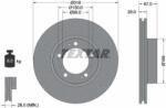 Textar Frana disc Disc frana Textar 92099905 - compatibil Porsche (TEXTAR92099905)