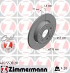 Zimmermann Frana disc Disc frana Zimmermann 400.5539. 20 - compatibil Mercedes-Benz (ZIMMERMANN400553920)
