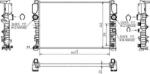 MTR Radiator racire apa, ulei Radiator apa, Piese MTR 13054584 - compatibil Mercedes-Benz (MTR13054584)
