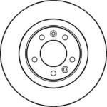 TRW Frana disc Disc frana TRW DF4945 (TRWDF4945)