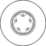 Ferodo Frana disc Disc frana Ferodo DDF1113 - compatibil Ford (FERODODDF1113)