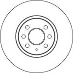 Ferodo Frana disc Disc frana Ferodo DDF1236 - compatibil Opel, Vauxhall (FERODODDF1236)