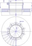 Ferodo Frana disc Disc frana Ferodo FCR215A - compatibil Man, Neoplan (FERODOFCR215A)