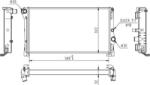 MTR Radiator racire apa, ulei Radiator apa, Piese MTR 13054352 - compatibil Fiat, Lancia (MTR13054352)