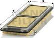 Mann-Filter FILTRU AER - compatibil Rover. Triumph. Jaguar - Mann-Filter-C 4373 (MANNFILTERC4373)