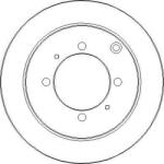 Delphi Frana disc Disc frana Delphi BG3400 - compatibil Hyundai, Kia, Mitsubishi (DELPHIBG3400)