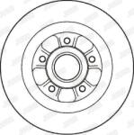 Delphi Frana disc Disc frana Delphi BG9026RS (DELPHIBG9026RS)