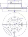ATE Frana disc Disc frana ATE 24.0122-0185.1 (ATE24012201851)