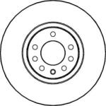 TRW Frana disc Disc frana TRW DF4246 (TRWDF4246)