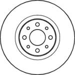 Delphi Frana disc Disc frana Delphi BG3699 - compatibil Fiat, Chrysler, Lancia, Alfa (DELPHIBG3699)