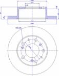 LPR Frana disc Disc frana LPR C1191P (LPRC1191P)