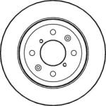 Ferodo Frana disc Disc frana Ferodo DDF1509C - compatibil Opel, Vauxhall, Suzuki, Subaru (FERODODDF1509C)