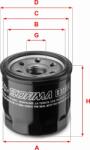 Sofima Filtru ulei Sofima S 3255 R - compatibil Opel, Vauxhall, Suzuki, Daihatsu - Sofima-S 3255 R (SOFIMAS3255R)