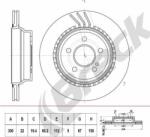 Delphi Frana disc Disc frana Delphi BG3758 (DELPHIBG3758)