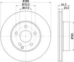 Ferodo Frana disc Disc frana Ferodo DDF1688 - compatibil Mercedes-Benz (FERODODDF1688)