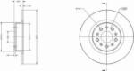 Delphi Frana disc Disc frana Delphi BG3857 - compatibil Alfa (DELPHIBG3857)