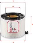 Sofima Filtru aer Sofima S 7G31 A - compatibil Audi - Sofima-S 7G31 A (SOFIMAS7G31A)