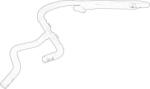 VAG Furtunuri, Conducte, Flanse Furtune radiator VAG 1J0122447ER - compatibil Audi, Seat, Skoda, Vw (VAG1J0122447ER)