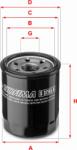 Sofima Filtru ulei Sofima S 3265 R - compatibil Mazda, Peugeot, Honda, Mitsubishi - Sofima-S 3265 R (SOFIMAS3265R)