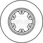 Delphi Frana disc Disc frana Delphi BG3422 - compatibil Ford, Nissan (DELPHIBG3422)
