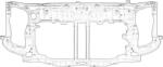 Renault Elemente caroserie, Aripa, Bara protectie Partea frontala, Grila radiator Renault 625000232R - compatibil Renault (RENAULT625000232R)
