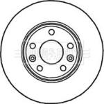 Ferodo Frana disc Disc frana Ferodo DDF1726C - compatibil Renault (FERODODDF1726C)