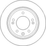 Ferodo Frana disc Disc frana Ferodo DDF1618 - compatibil Hyundai, Kia (FERODODDF1618)