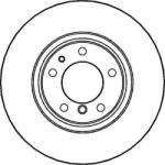 Delphi Frana disc Disc frana Delphi BG3039 - compatibil Bmw (DELPHIBG3039)